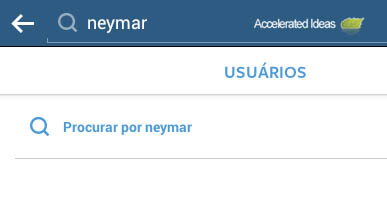 Comece a digitar o nome da pessoa