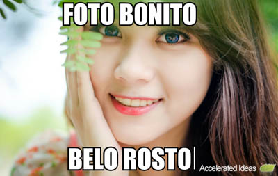 foto instagram com texto