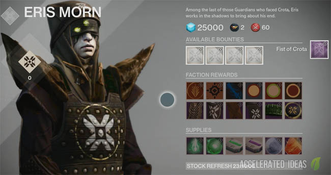 destiny eris quests weapons and materials accelerated ideas destiny form the ritual quest