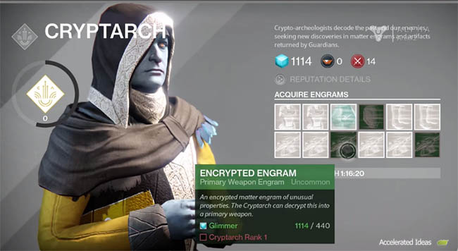 Destiny Cryptarch
