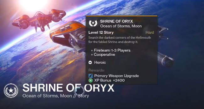 Destiny - Shrine of Oryx