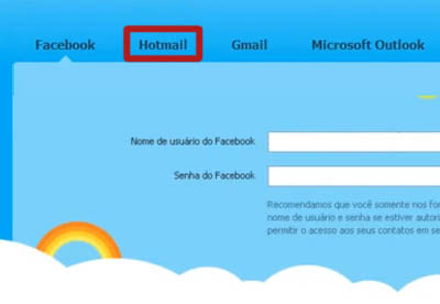 Skype - Contatos MSN, Hotmail
