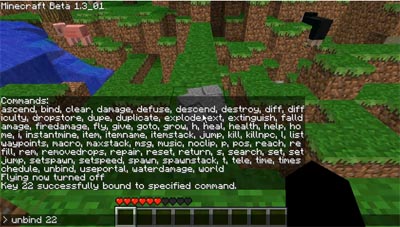 minecraft cheats for mac