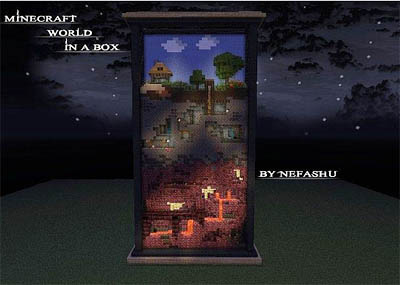 World In A Box Survival Map For Minecraft Survive In An Ant Farm Accelerated Ideas