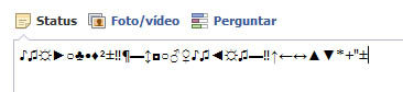 Facebook - nota musical