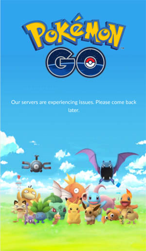 Pokemon Go - Erro