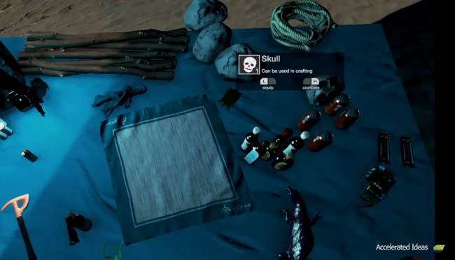 the forest upgrading weapons