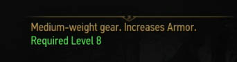 armour level