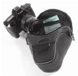 Opteka SLR DSLR Camera & Short Zoom Holster Case w / Adjustable Shoulder Strap 