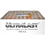 NABC Ultralast AA ULA100AAB Tamanho General Purpose Bateria - Alkaline - 1.5V DC General Purpose-100 Bateria contagem 