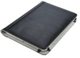 M-Edge GO! Genuine Leather Jacket Kindle com dobradica (Fits 6 "Display, a ultima geracao Kindle), Smooth Black 