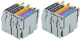 Take4Less 10-Pack (4B, 2C, 2M, 2Y)) Epson T044 Compativel com cartuchos de tinta T044120 T044220 T044320 T044420 para Epson Stylus C64 C66 CX4600 CX6400 